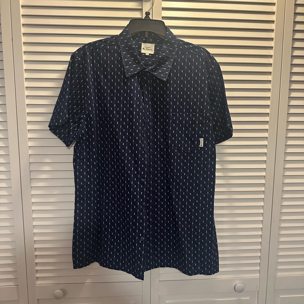 Ben Sherman Blue Casual Button Down Shirt